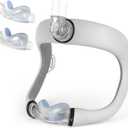 Replacement CPAP N30I Frame System for Airtouch N30I & Airfit N30I, 2PCs Fabric Nasal Pillow Mask Cushion (M) Included - Cotton/Velvet Version, ItAll Supplies with Swivel Elbow (Without Headgear)