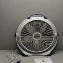 Lasko Wind Machine Fan, Air Circulator Fan with 3 Speeds, 20" Model 3300, Gray
