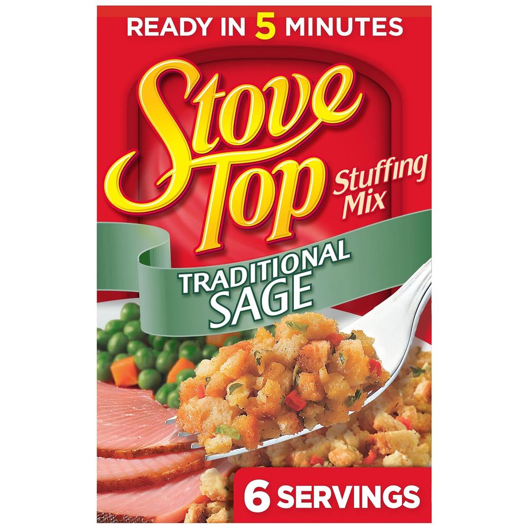 Stove Top Traditional Sage Stuffing Mix (6 oz Box) (EXP 02/10/27)