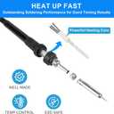 Beaiguna 2 in 1 Hot Air Rework Soldering Iron Station Kit, Precision Circuit Board Soldering Gun Kit, Rapid Heat up Solder Station, Upgrade Dual System Independent Control, Auto Sleep & Calibration