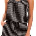 Tempt Me Romper One Piece Swimsuits with Short - Women Boyleg with Pockets Modest Bathing Suit 2025 Swimwear, Size XL