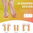 Plantar Fasciitis Relief Insole Heavy Duty High Arch Supports Orthotics Men Women Overpronation Inserts, Orthopedic Flat Feet Pads Heel Pain Work Boot Shoe Insoles Size(13-13 1/2) (Orange)