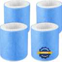 Humidifier Filter Replacement Compatible with Canopy Bedside and Nursery Humidifiers, Wood Pulp & Paper Filter, 4 Pack (Blue)