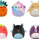 Squishmallows Original Micromallows Plush 6-Pack (Greer, Emerald, Sloan, Oz, Scarlet, Aldous) (Squad 3)