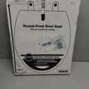 KOHLER 20111-0 Brevia, Slow Close Toilet Seat, Round Toilet Seat, Grip-Tight Bumpers Quick-Attach Hardware, White