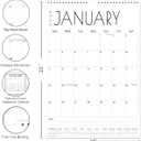 Calendar 2026-2027 - 15-Month Extra Large Wall Calendar from April 2026 to June 2027, 15'' x 22'' Hanging Calendar 2026-2027 with Holiday Marked, Premium Paper for Organizing, Vertical, Black Large Word