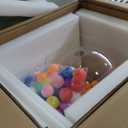 Automatic Lottery Ball Machine, Electric Bingo Balls Cage Machine Fantasy Football Drafts Game Acrylic Lucky Drawing Machine