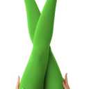 leg elegant Women's 80 Den Microfiber Soft Opaque Tights Pantyhose (XL)