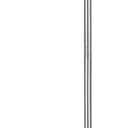 Shepherds Hook for Outdoor, 94 Inch Tall & 5/8 Inch Diameter Stainless Steel Heavy Duty Poles to Hang Outdoor Lights with 5 Prongs Base, Suitable for Bird Feeders or Wedding Decors(1pack) (Silver)