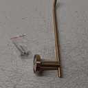 JQK Hand Towel Bar, Champagne Bronze Stainless Steel Towel Ring Holder for Bathroom, 9 Inch Wall Mount Right Hand, TR100-CB