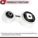1 Pc Engine Motor Mount for Ford Focus 2006-2009 Rear Engine Mounting Silver Tone Black Metal