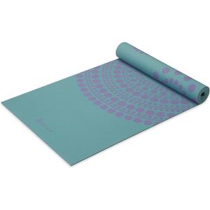 Gaiam Yoga Mat - Premium Print Reversible Extra Thick Non Slip Exercise & Fitness Mat for All Types of Yoga, Pilates & Floor Workouts