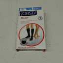 JOBST Relief Knee High Graduated Compression Socks, 15-20 mmHg - Comfortable Unisex Design - Closed Toe, Black, Medium