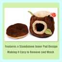 Guinea Pig Hideout Hamster Cage Accessories,Stump Style Soft Washable Hedgehog,Ferret,Rat Hammock for Cage,Chinchilla,Ferret, Bunny Bed,Small Animal Houses & Habitats (Small)