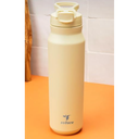 REDUCE Hydrate Pro Stainless Steel Insulated Water Bottle - Flip Top Leak-Proof Lid, Dishwasher Safe, BPA-Free, Dual Wall Vacuum, Keeps Drinks Cold for 48 Hrs, Cup Holder Friendly 24OZ