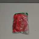 Artfish Women's Sexy Scoop Neck Halter Crop Top Backless Knit Rib Basic Cami Tank Tops (Bright Red), S