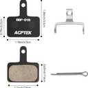 AGPTEK Bike Brake Pads, High-Performance Brake Pads, Disc Brake Pads & Spring (Semi-Metallic&Resin) for Mountain Bike Disc Brakes,Bike Pads Compatible with TRP Tektro Shimano Deore Br