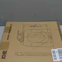 KHE Elongated Toilet Seat 18.5 Inch, Soft Close, White