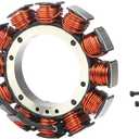 29970-88D Stator Assembly Fit For Harley Davidson 1990-1999 Softail Series, 1991-1998 Dyan Series, 1990-2000 FXR All Condition, 1990-1996 Touring Series(Except EFI Condition)