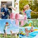 JONEG Toys for 3-8 Year Old Boys Girls: 2 Pack Bubble Machine for Kids with Bubble Solution, Gifts for 3 4 5 6 7 8 Years Old Boy Birthday Toy for Kid Toddlers Ages 4-6 Outdoor Wedding Bubbles Wands