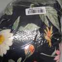 Spring Flowers Throw Blanket Black Vintage Floral Blankets Soft Cozy Flannel Fleece Plants Butterfly Print Bed Blankets for Bedding Sofa and Travel Camping 50" 60"