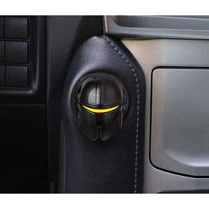 Car Push Start Button Cover, Car Accessories Engine Start Stop Button Cover, Car Decor Automotive Interior, Fun Car Accessories Gifts for Men Unique (Helmet3)