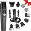 Beard Trimmer for Men 5 in 1 Electric Razor for Nose, Body, Face and Mustache Grooming Kit Cordless Hair Clipper Trimmer with Smart Charge Technology