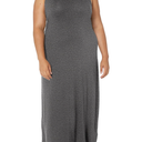 Amazon Essentials Women's Tank Maxi Dress, Navy, Large. S
