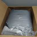 Front & Rear Full Set Cloth Seat Covers for Ford F150 2015-2026 F150 Lightning 2022-2025 F250 F350 Super Duty 2017-2026 Crew Cab Foam Padded Bucket Seat Covers - Gray