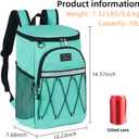Backpack Cooler Backpack 26 Cans Insulated Leak Proof for Women Men Beach Camping Picnic Fishing Hiking Lunch Backpack Waterproof Cooler