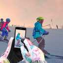 Ski Gloves for Men Women Kids - Waterproof Thermal Winter Snow Gloves, Touchscreen Compatible for Skiing, Snowboarding, Cold Weather, Parent-Child Outdoor Activities (S(Fits kids 8-10), Colorful)