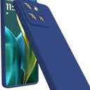 Compatible with Moto G Stylus 2025 Case: Liquid Silicon Protective Military,Grade Armor G Stylus 2025 Case,Heavy Duty Protection Phone Cases for G Stylus Blue