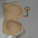 LetsJoli Jelly Bras for Women 2026 No Underwire Wireless Tshirt Bra Push Up Seamless Bralettes w Support (Beige, M)