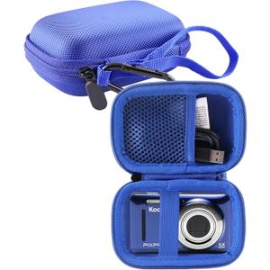 WERJIA Hard EVA Travel Case for Kodak PIXPRO Friendly Zoom FZ55/FZ45/FZ53/ FZ43 Digital Camera (blue)