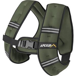 APEXUP Weighted Vest Men Women, Weight Vest for Women Workout Equipment for Strength Training Running, 10lbs