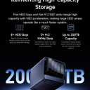 MINISFORUM NAS N5 MAX 5 Bay AMD Ryzen AI Max+ 395 64GB LPDDR5 128GB SSD
Desktop NAS AMD Radeon 8060S Graphics,2*10G Lan,2*USB4 v2,1*USB 4, 8K HDMI,5xM.2 Slot up to 200TB, Network Attached Storage
