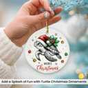 7 x Turtle Christmas Ornament 2025 - Sea Turtle Gifts for Women, Beach Christmas Ornaments for Tree, Ocean Sea Turtle Decor, Nautical Enthusiast Presents for Animal Lovers, Tortoise Gifts for Lovers