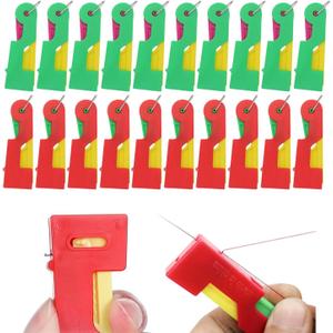 20 Pcs Needle Threaders,Automatic Needle Threader,Quick Needle Threader for Hand Sewing and DIY for All Sewing Enthusiast