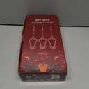 6 Packs Christmas Bell Solar Garden Lights with 8 Light Modes, 21.65 Inches Tall Christmas Outdoor Light with 20 LEDs Each, Solar Outdoor Xmas Decor for Garden, Path, Patio (Warm White)