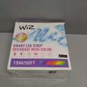 WiZ Connected Smart Light Strip, Sunset/Sunrise Automation, Preset Modes, Control with Voice or App, Full Color RGB Lighting, Voice Control, 50ft Cut to Fit