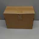 Palonu 24 Pcs Velvet Christmas Balls, 3.15 Inch Flocked Ornaments with Velvet Ribbons, Shatterproof Plastic Christmas Bulbs Ornaments for Holiday Xmas Hanging Decoration (Brown Khaki Cream White)