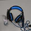 BENGOO G9000 Stereo Gaming Headset for PS4 PC Xbox One PS5 Controller, Noise Cancelling Over Ear Headphones with Mic, LED Light, 7.1 Surround Sound, Soft Memory Earmuffs for Nintendo Xbox Series X|S (Blue)