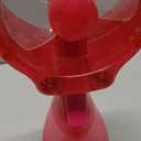 O2COOL Deluxe Handheld Battery Powered Water Misting Fan with Wrist Wrap (Strawberry Pink)