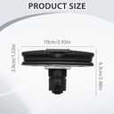 113436 Twist Handle Kit, Replacement for Leer 100XQ 100XL 100XR Truck Caps and TSC700 Tonneau Covers, Replaces 113436-100XQ