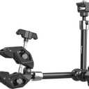 SMALLRIG 12.9 Inches Magic Arm Clamp, with 1/4'' Screw & Anti-Deflection Retractable Pin, Clamp Mount for GoPro/for Insta360 /for DJI Action/for DSLR/for Light/for Monitor/for Phone - 5312
