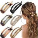 6Pcs French Hair Barrette Clips