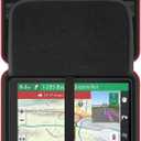 HESPLUS Hard GPS Case for 10-inch Garmin dēzl OTR1000 / dēzl OTR1010 / RV 1095 / RV 1090 GPS Truck Navigator, GPS Protection Case with Mesh Pocket for USB Cable - Black