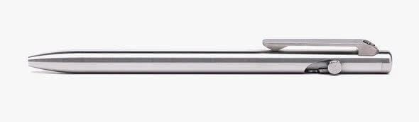 TACTILE TURN/Tack Tile Turn Slim Bolt Action Pen Standard Titanium TAT-10-SB1-TTM-TTM