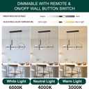 ORANOOR LED Modern Chandeliers for Dining Room, Dimmable Black Gold Chandelier Kitchen Pendant Lighting Over Island, Linear Ring Globe Pendant Light Fixtures Dining Room Lights Ceiling Hanging