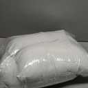 EDOW Throw Pillow Inserts, Set of 2 Lightweight Down Alternative Polyester Pillow, Couch Cushion, Sham Stuffer, Machine Washable. (White, 18x18)